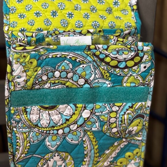 Vera Bradley Peacock Teal Lunchbox Retired Pattern Like NEW - Picture 7 of 7
